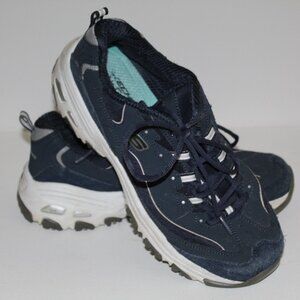 Skechers Air-Cooled Memory Foam Blue Sneakers – Women’s Size 10